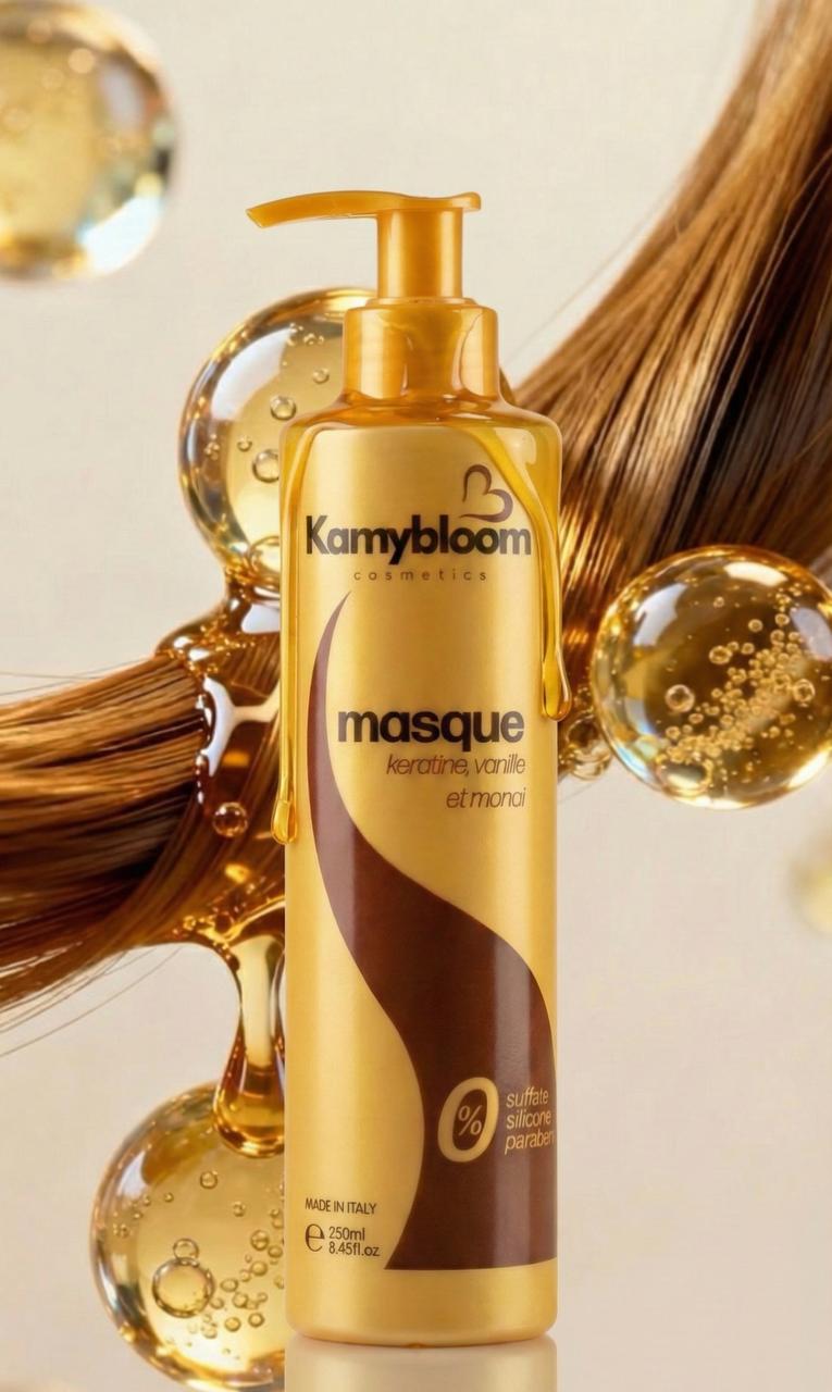 Masque Capillaire Kératine, Vanille & Monoï