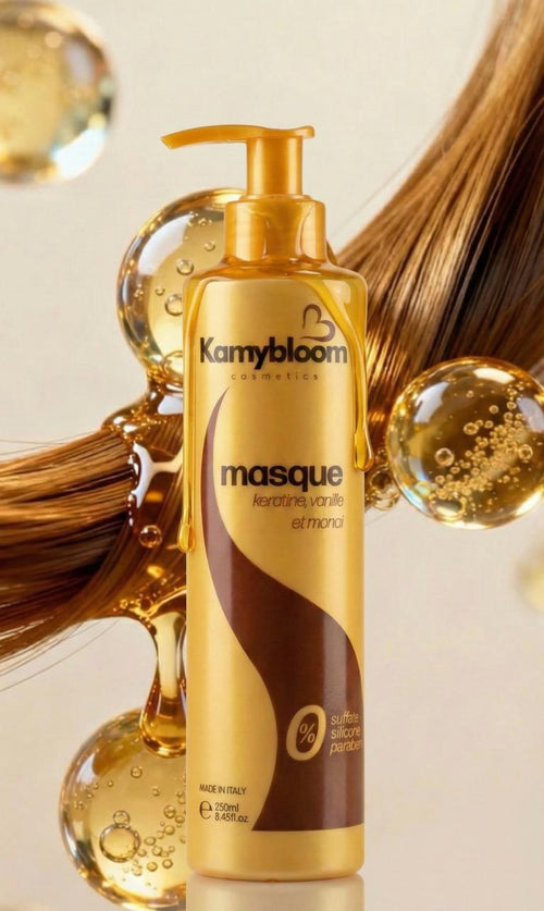 Masque capillaire Kératine, Vanille & Monoï